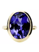 Sapphire 14K Yellow gold Ring Vintage vrc285y